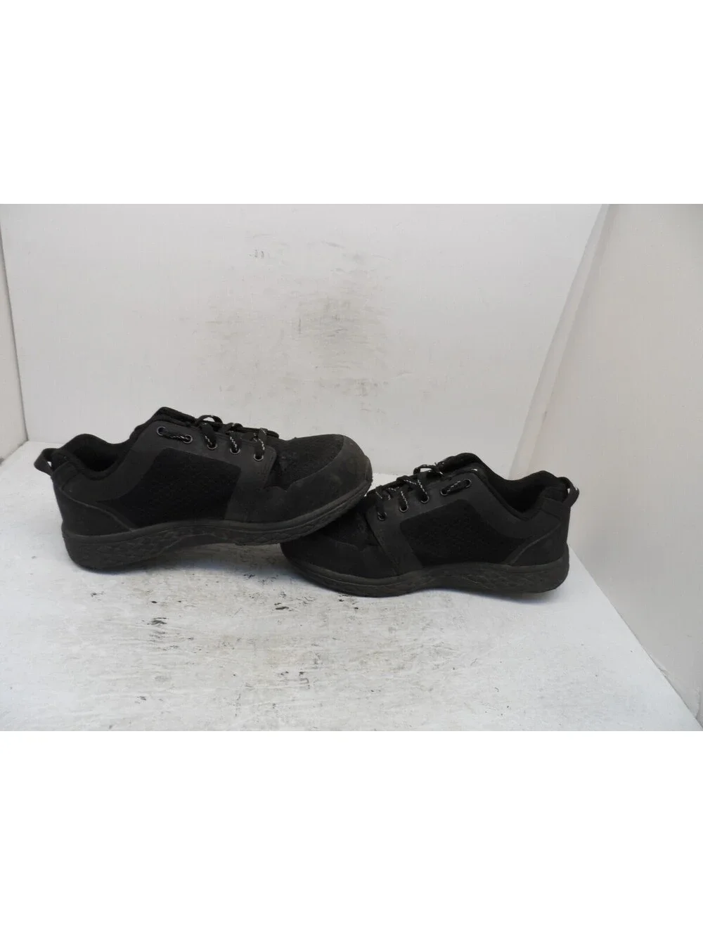 SKECHERS WORK Men's Aluminum Toe SP Athletic Work Shoes 99999068 Black 7.5M